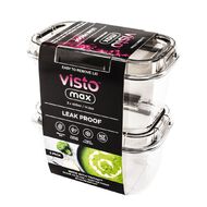 Visto Max Tritan 420ml Clear 2 Pack