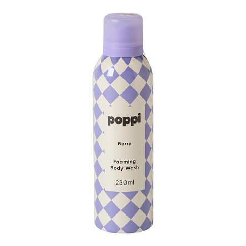 Poppi Foaming Body Wash 230ml Blackberry