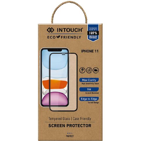 INTOUCH iPhone 11 Glass Screen Protector Clear