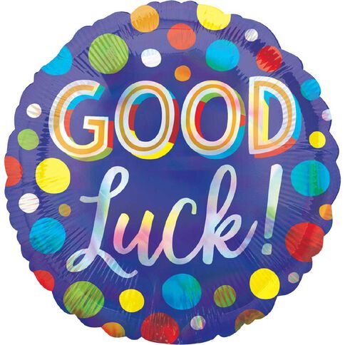 Amscan 45cm Standard Good Luck Holographic Dots