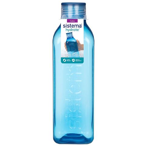 Sistema Square Bottle Assorted 1L