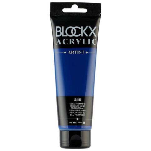 BLOCKX Acrylic Tube Primary Blue 120ml