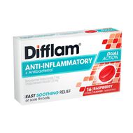 Difflam Dual Action Raspberry Lozenges