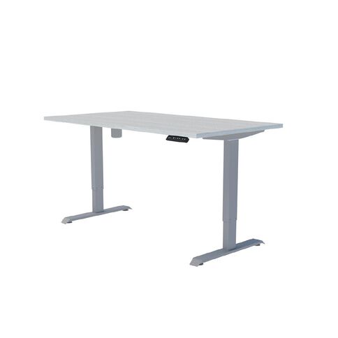 Accent Quick Ship Electric Desk Silver/Silver 1800 x 800