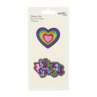 Uniti Colour Me Iron On Patch 2 Pack
