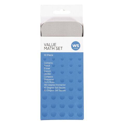 WS Math Set Value 10 Piece Multi-Coloured