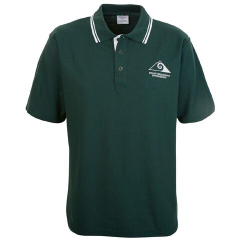 Schooltex Mt Maunganui Intermediate Short Sleeve Polo with Embroidery