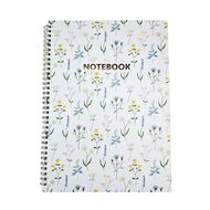 Uniti Stationery Country Calling Sprial Flowers A4 Notebook