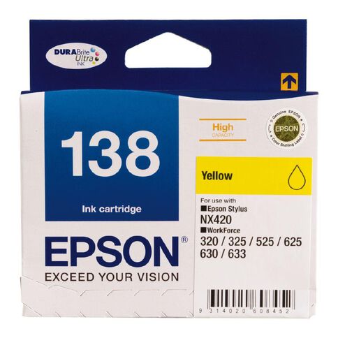 Epson Ink 138 Yellow (545 Pages)