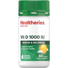 Healtheries Vit D 1000iu 60s