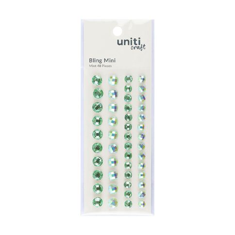 Uniti Bling Mini 48 Pieces Mint