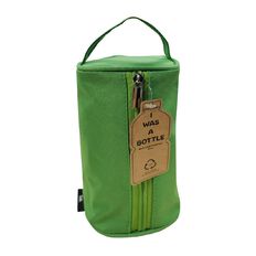 Barrel Large Pencil Case Green Mid
