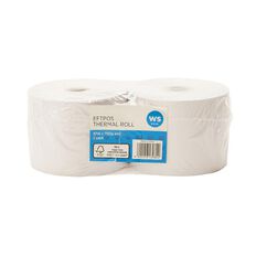 WS Eftpos Roll Thermal 57mm x 75mm 65gsm 2 Pack