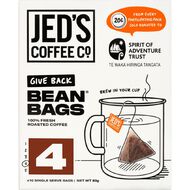 Jed's No.4 Very Strong Coffee Bean Bags 10 Pack