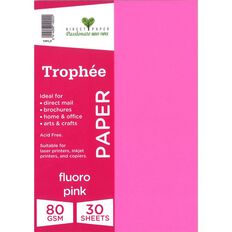 Trophee Paper 80gsm 30 Pack Fluoro
