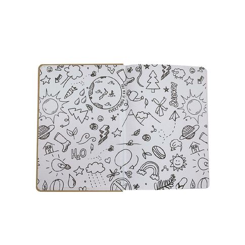 Kookie Doodle Earth Hardcover Material Notebook A5