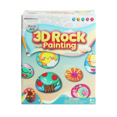 Heidi Walker 3D Rock Painting