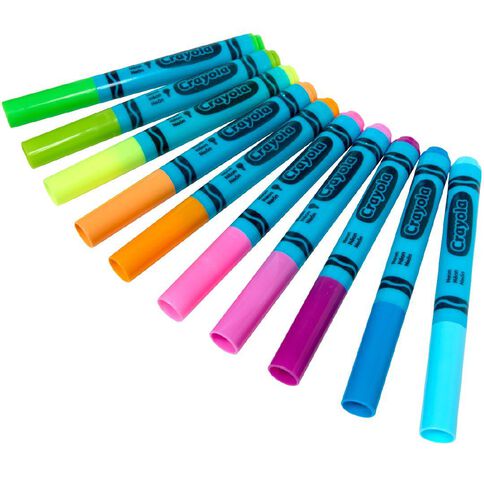 Crayola Washable Markers Neon Assorted 10 Pack