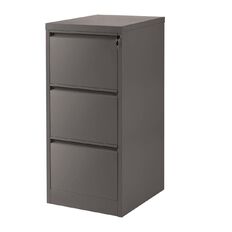 Workspace Filing Cabinet 3 Drawer Grey Mid