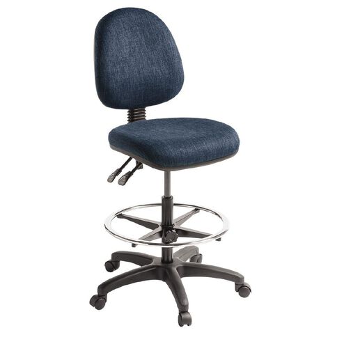 Tag 2 Lever Midback Tech Chair with Footring Navy