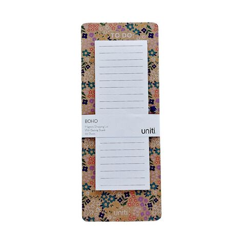Uniti Boho Shopping List