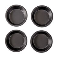 Living & Co Heavy Gauge Non Stick Mini Pie Pan 4 Piece