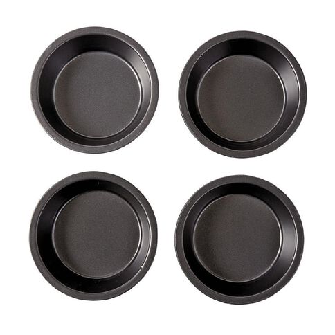 Living & Co Heavy Gauge Non Stick Mini Pie Pan 4 Piece