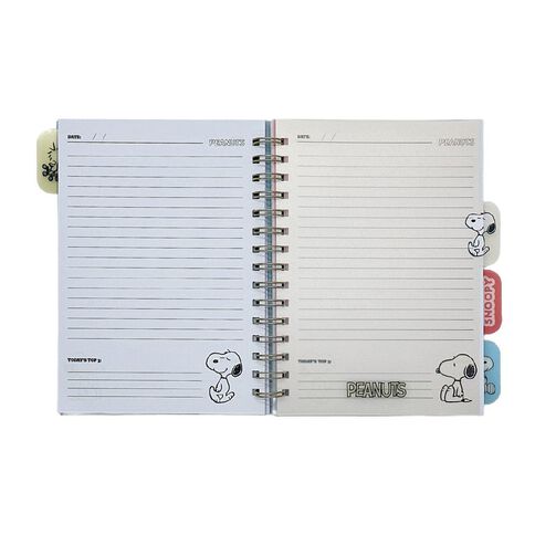 Peanuts A5 Spiral Notebook