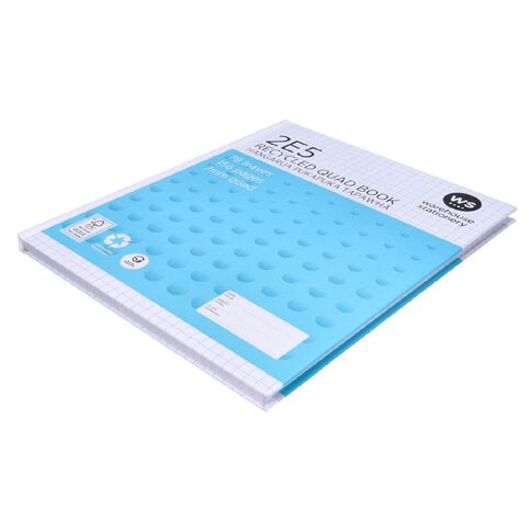 WS Exercise Book 2E5 7mm Quad 78 Leaf