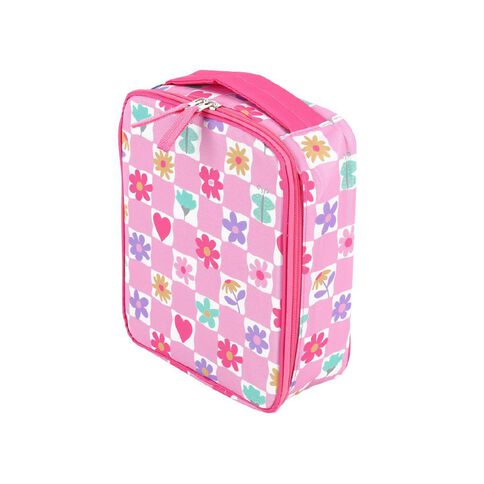 Living & Co Lunch Bag and Bottle Daisy Pink 2 Piece