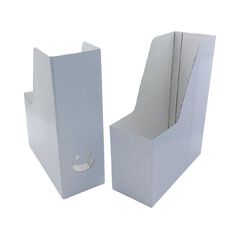 WS Basic Magazine File 2 Pack White
