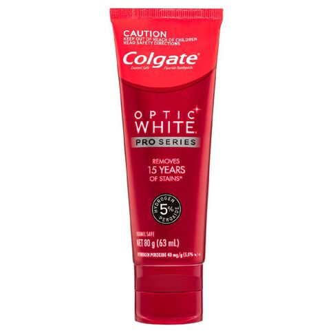 Colgate Optic White Pro Series Stain Shield Toothpaste 80g