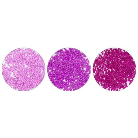 Uniti Seed Beads 30gm Pink