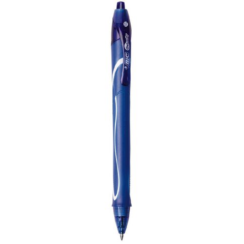 Bic Gelocity Quick Dry Ballpoint Blue Mid