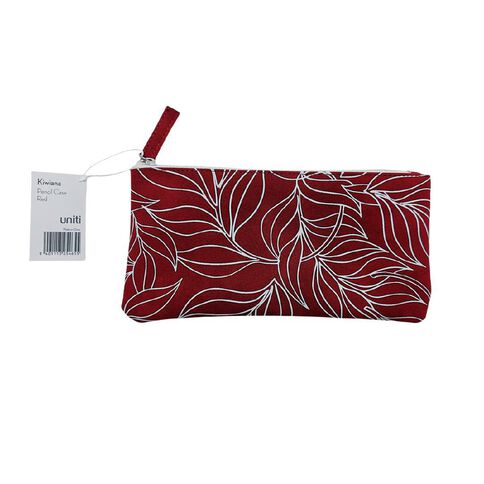 Uniti Kiwiana Single Zip Pencil Case Red