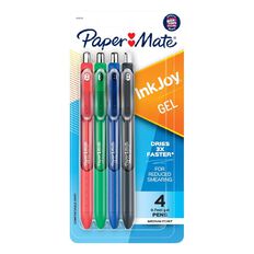 Paper Mate Inkjoy Gel 0.7mm Business 4 Pack