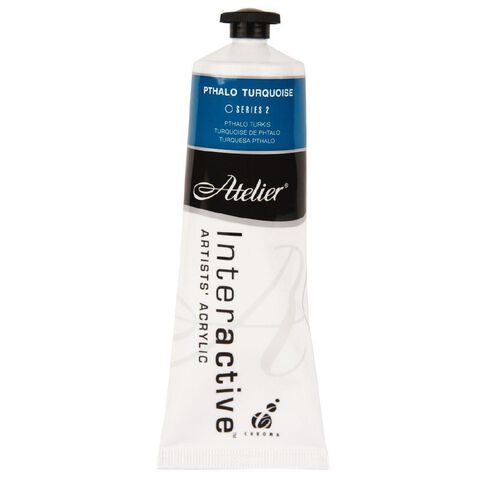 Atelier S2 Acrylic Paint Pthalo Turquoise 80ml