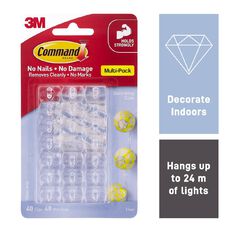 Command Decorating Clips with Strips Value Pack