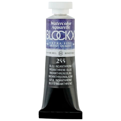 BLOCKX Watercolour Tube 15ml S3 255 Indanthrene Blue