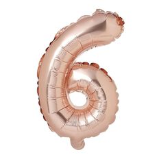 Artwrap Party Foil Balloon Number 6 35cm