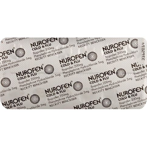 Nurofen Cold & Flu PE Tablets Limit of 2 Per Customer
