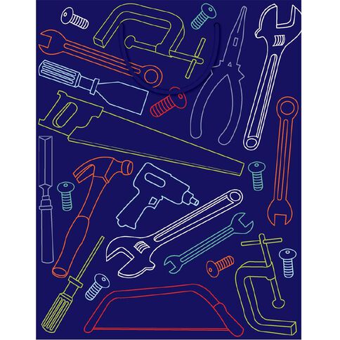 Artwrap Gift Bag Male Assorted Medium