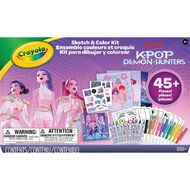 Crayola K-Pop Demon Hunters Sketch and Colour Kit