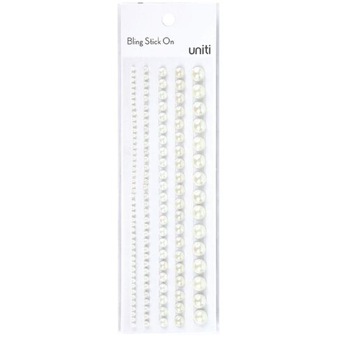 Uniti Bling Borders Silver Assorted