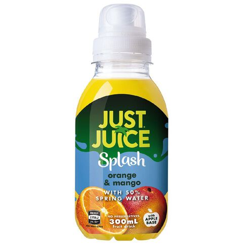 Just Juice Just Juice Splash Orange & Mango 300ml 300ml
