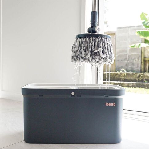 Best Power Spin Microfibre Mop Set