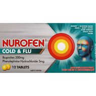 Nurofen Cold & Flu PE Tablets Limit of 2 Per Customer