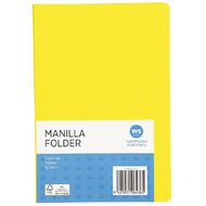 WS Manilla Folders Foolscap 10 Pack