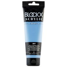 BLOCKX Acrylic Tube 120ml Ultramarine Blue Light Blue Light