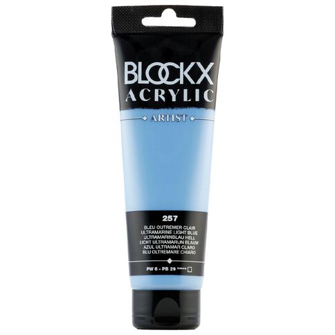 BLOCKX Acrylic Tube 120ml Ultramarine Blue Light Blue Light
